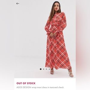 Asos long sleeve maxi dress